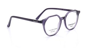 Image 2 of Purple Geometric Rimmed Eyeglasses for Kids from Fastrack Available at Titan Eye+