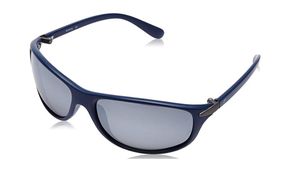 Image 2 of Grey Navigator Polarized Sunglasses for Men from Titan Available at Titan Eye+