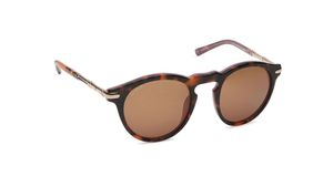 Image 2 of Brown Round Sunglasses for Men and Women from Titan Available at Titan Eye+