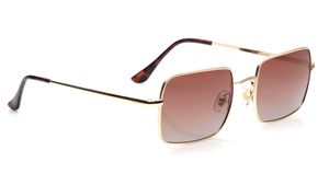 Image 2 of Black Square Polarized Sunglasses for Men and Women from Tees By Fastrack Available at Titan Eye+