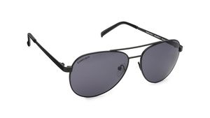 Image 2 of Black Aviator Sunglasses for Men from Fastrack Available at Titan Eye+