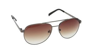 Image 2 of Brown Aviator Sunglasses for Men from Fastrack Available at Titan Eye+