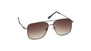 Image 2 of Brown Navigator Rimmed Sunglasses from Fastrack  from Fastrack Available at Titan Eye+