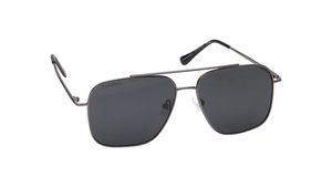 Image 2 of Grey Navigator Rimmed Sunglasses From Fastrack from Fastrack Available at Titan Eye+