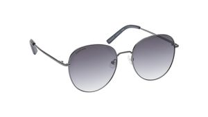 Image 2 of Black Round Sunglasses for Men and Women from Fastrack Available at Titan Eye+