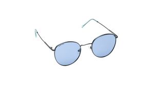 Image 2 of Blue Round Rimmed Sunglasses (M257BU7V) from Fastrack Available at Titan Eye+