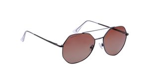 Image 2 of Brown Geometric Sunglasses for Men from Fastrack Available at Titan Eye+