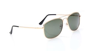 Image 2 of Green Square Polarized Sunglasses for Men from Fastrack Available at Titan Eye+