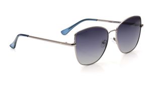 Image 2 of Blue CatEye Sunglasses for Women from Fastrack Available at Titan Eye+