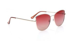 Image 2 of Brown Cateye Polarized Sunglasses for Women from Fastrack Available at Titan Eye+