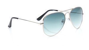 Image 2 of Blue Aviator Sunglasses for Men and Women from Tees By Fastrack Available at Titan Eye+