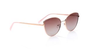 Image 2 of Brown Cateye Polarized Sunglasses for Women from Fastrack Available at Titan Eye+