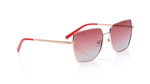 Image 2 of Red Square Polarized Sunglasses for Women from Fastrack Available at Titan Eye+