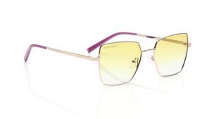 Image 2 of Yellow Square Polarized Sunglasses for Women from Fastrack Available at Titan Eye+