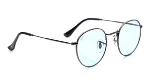 Image 2 of Blue Round Sunglasses for Men and Women from Tees By Fastrack Available at Titan Eye+