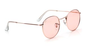Image 2 of Pink Round Sunglasses for Men and Women from Tees By Fastrack Available at Titan Eye+