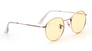 Image 2 of Yellow Round Sunglasses for Men and Women from Tees By Fastrack Available at Titan Eye+