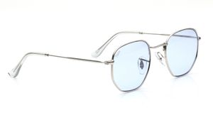 Image 2 of Blue Hexagon Sunglasses for Men and Women from Tees By Fastrack Available at Titan Eye+