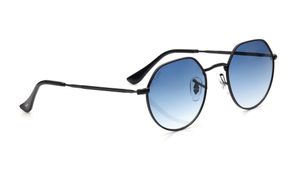 Image 2 of Blue Hexagon Sunglasses for Men and Women from Tees By Fastrack Available at Titan Eye+