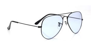 Image 2 of Blue Aviator Sunglasses for Men and Women from Tees By Fastrack Available at Titan Eye+