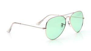 Image 2 of Green Aviator Sunglasses for Men and Women from Tees By Fastrack Available at Titan Eye+