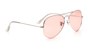 Image 2 of Pink Aviator Sunglasses for Men and Women from Tees By Fastrack Available at Titan Eye+
