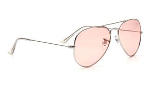 Image 2 of Pink Aviator Sunglasses for Men and Women from Tees By Fastrack Available at Titan Eye+