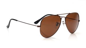 Image 2 of Brown Aviator Sunglasses for Men and Women from Tees By Fastrack Available at Titan Eye+