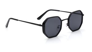 Image 2 of Grey Hexagon Sunglasses for Men and Women from Tees By Fastrack Available at Titan Eye+