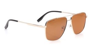 Image 2 of Orange Navigator Sunglasses for Men from Fastrack from Fastrack Available at Titan Eye+