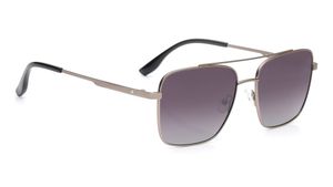 Image 2 of Grey Navigator Sunglasses for Men from Fastrack Available at Titan Eye+