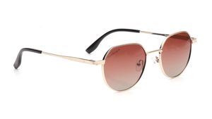 Image 2 of Brown Geometric Sunglasses for Men and Women from Fastrack Available at Titan Eye+