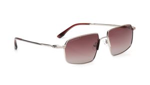 Image 2 of Brown Rectangle Sunglasses for Men from Fastrack Available at Titan Eye+