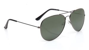 Image 2 of Green Aviator Sunglasses for Men and Women from Tees By Fastrack Available at Titan Eye+
