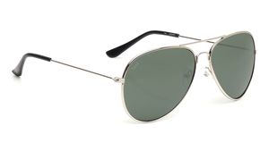 Image 2 of Green Aviator Sunglasses for Men and Women from Tees By Fastrack Available at Titan Eye+