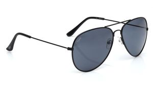 Image 2 of Grey Aviator Sunglasses for Men and Women from Tees By Fastrack Available at Titan Eye+