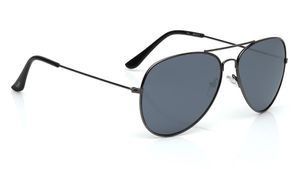 Image 2 of Grey Aviator Sunglasses for Men and Women from Tees By Fastrack Available at Titan Eye+