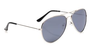 Image 2 of Grey Aviator Sunglasses for Men and Women from Tees By Fastrack Available at Titan Eye+