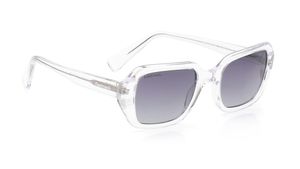 Image 2 of Smoke Geometric Polarized Sunglasses for Women from Fastrack Available at Titan Eye+
