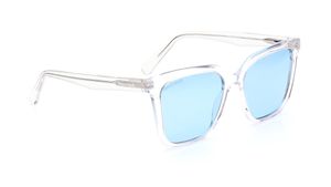 Image 2 of Blue Wayfarer Polarized Sunglasses for Men from Fastrack Available at Titan Eye+