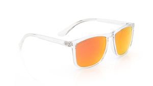 Image 2 of Orange Square Sunglasses for Men from Fastrack Available at Titan Eye+