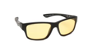 Image 2 of Yellow Square Sunglasses for Men from Fastrack Available at Titan Eye+