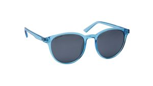 Image 2 of Blue Round Sunglasses for Men and Women from Fastrack Available at Titan Eye+