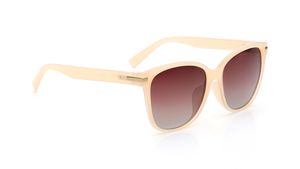 Image 2 of Brown Square Polarized Sunglasses for Women from Fastrack Available at Titan Eye+