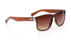 Image 2 of Brown Wayfarer Sunglasses for Men and Women from Tees By Fastrack Available at Titan Eye+