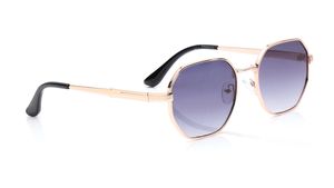 Image 2 of Purple Geometric Sunglasses for Men and Women from Tees By Fastrack Available at Titan Eye+