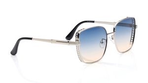 Image 2 of Blue and Pink Geometric Sunglasses for Men and Women from Tees By Fastrack Available at Titan Eye+