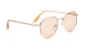 Image 2 of Brown Geometric Sunglasses for Women from Tees By Fastrack Available at Titan Eye+