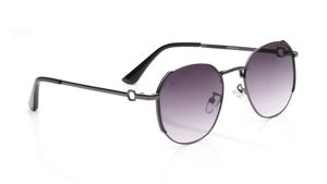 Image 2 of Grey Geometric Sunglasses for Women from Tees By Fastrack Available at Titan Eye+