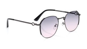 Image 2 of Purple Geometric Sunglasses for Women from Tees By Fastrack Available at Titan Eye+